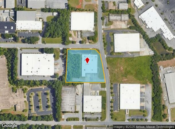 203 Feld Ave, High Point, NC Parcel Map
