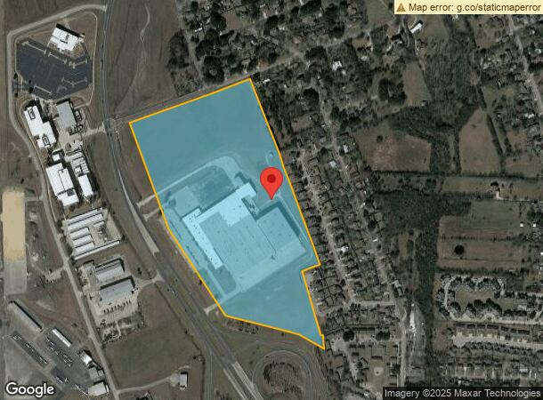  1103 Carlos G Parker Blvd Nw, Taylor, TX Parcel Map