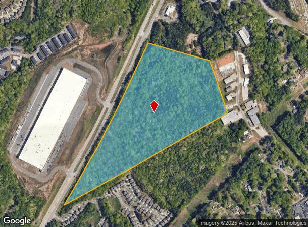 1731 Ne Peachtree Industrial Blvd, Buford, GA Parcel Map