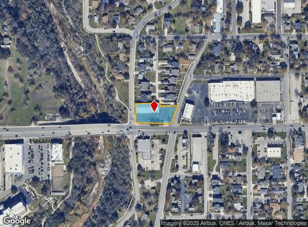  805 W University Ave, Georgetown, TX Parcel Map