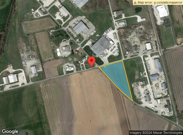  1180 E Elkhorn Rd, Vincennes, IN Parcel Map