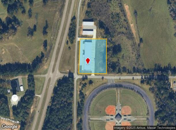 7338 Newell Rd, Meridian, MS Parcel Map