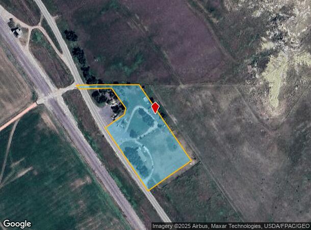 1051 Wyarno Rd, Wyarno, WY Parcel Map