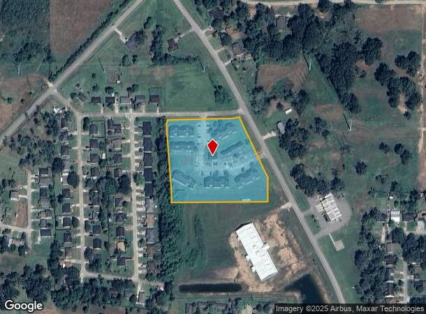  431 Lamar St, West Columbia, TX Parcel Map