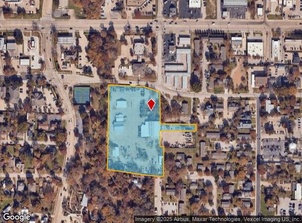 601 W Wall St, Grapevine, TX Parcel Map