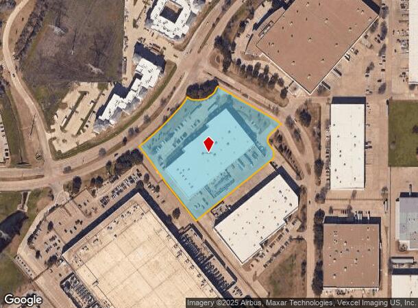  2965 Commodore Dr, Carrollton, TX Parcel Map