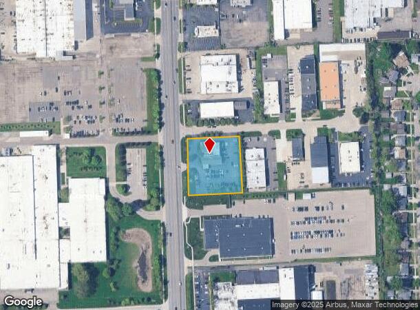 1368 N Crooks Rd, Clawson, MI Parcel Map