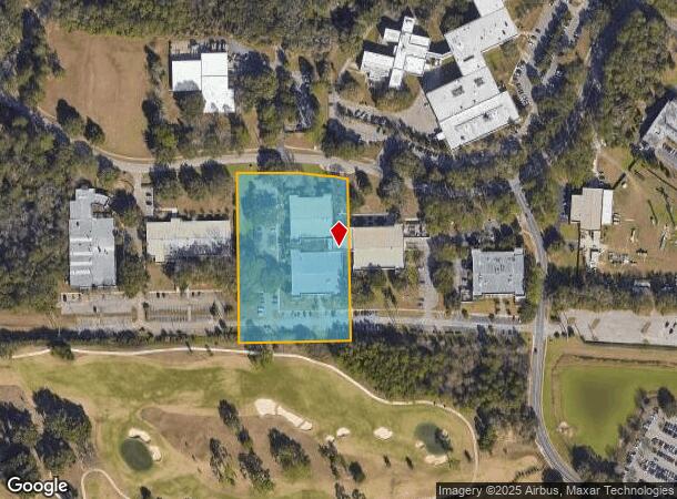  2031 E Paul Dirac Dr, Tallahassee, FL Parcel Map