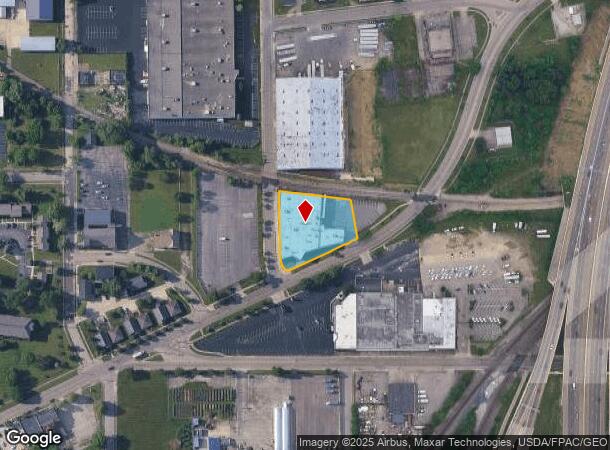  354 Mound St, Dayton, OH Parcel Map