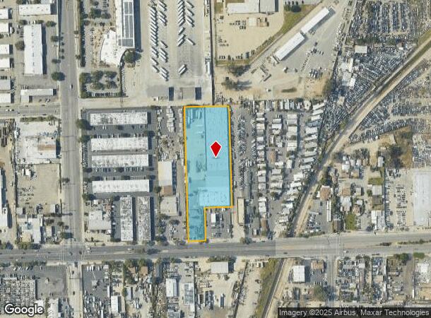  1689 E Mission Blvd, Pomona, CA Parcel Map