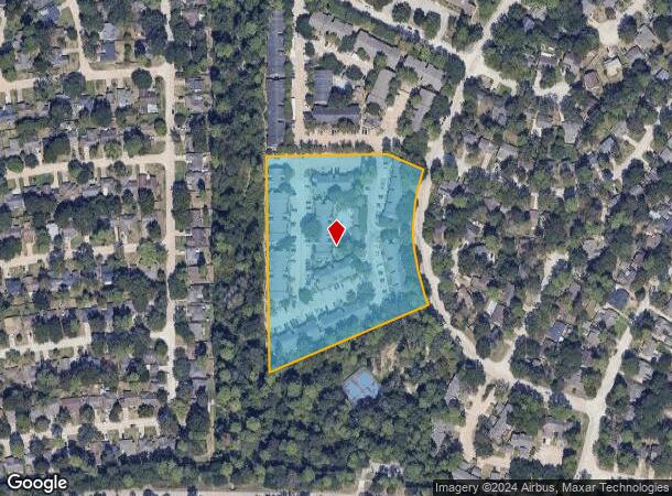  2911 Sycamore Springs Dr, Kingwood, TX Parcel Map