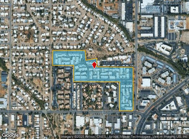  1701 N Wilmot Rd, Tucson, AZ Parcel Map