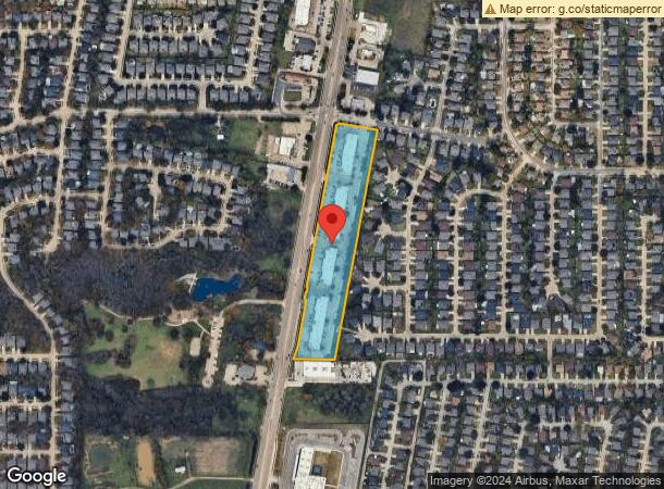  6407 S Cooper St, Arlington, TX Parcel Map