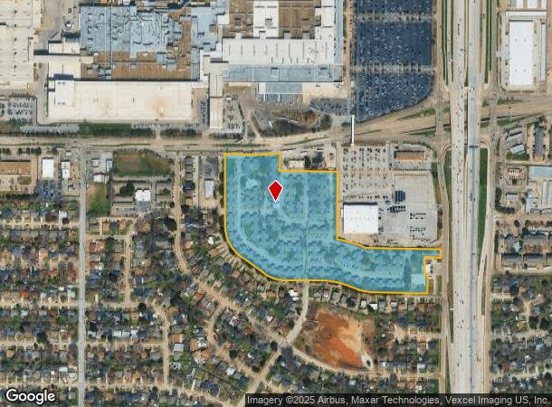  2420 E Abram St, Arlington, TX Parcel Map