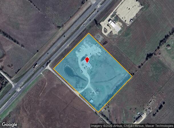 75 Memory Ln, Burton, TX Parcel Map