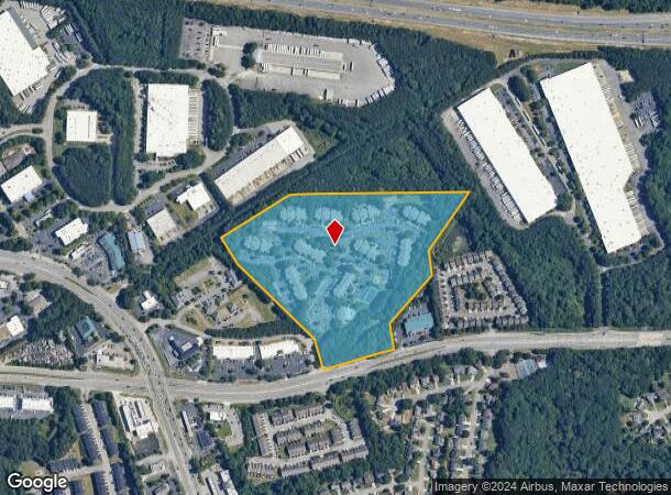  1595 Old Norcross Rd, Lawrenceville, GA Parcel Map