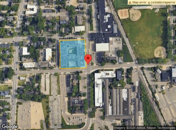  950 Greene St, Ann Arbor, MI Parcel Map