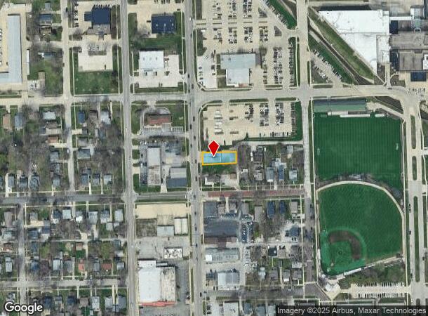  1408 S Main St, Normal, IL Parcel Map