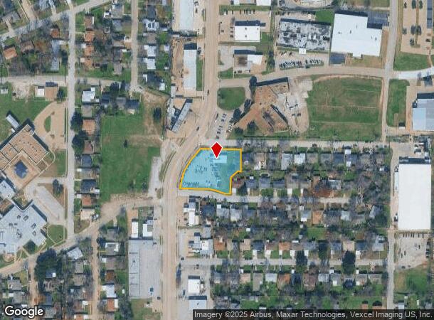  725 S Cherry Ln, Fort Worth, TX Parcel Map