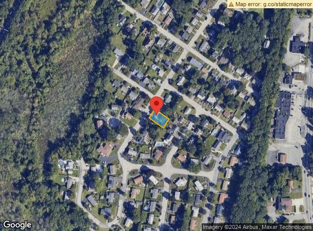  82 Warren Ave, Cranston, RI Parcel Map