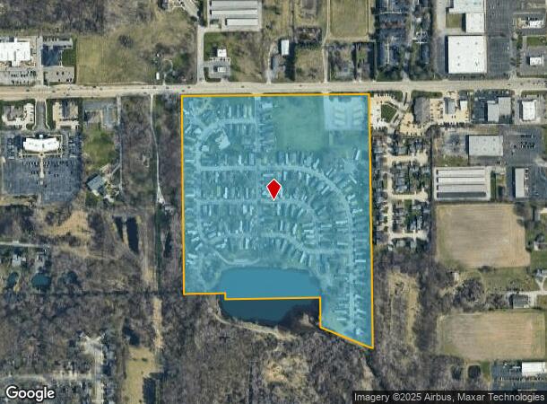  815 W Douglas Lake Shore Est, Mishawaka, IN Parcel Map