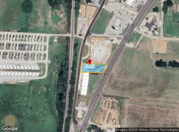  1266 S Washington St, Pilot Point, TX Parcel Map