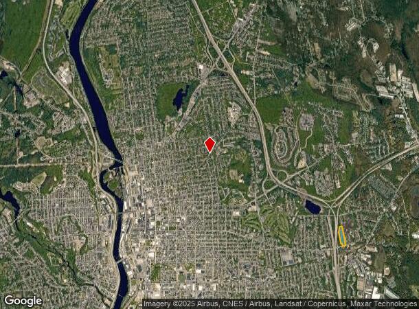  1182 Hanover St, Manchester, NH Parcel Map