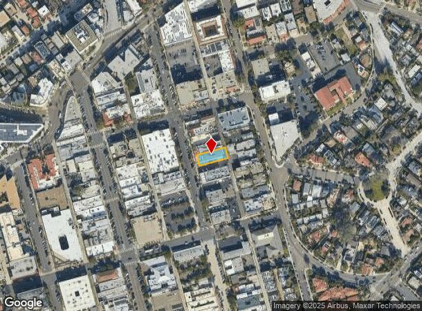  7849 Herschel Ave, La Jolla, CA Parcel Map