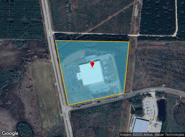  3450 Simmons Dr, Waycross, GA Parcel Map