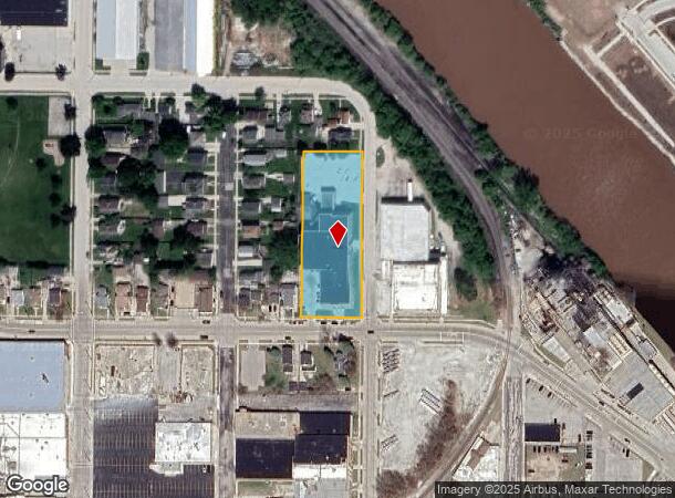  1402 Clark St, Manitowoc, WI Parcel Map