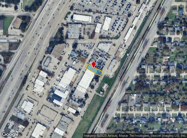 521 N Interurban St, Richardson, TX Parcel Map