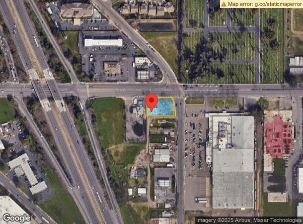  1600 W Main St, Turlock, CA Parcel Map