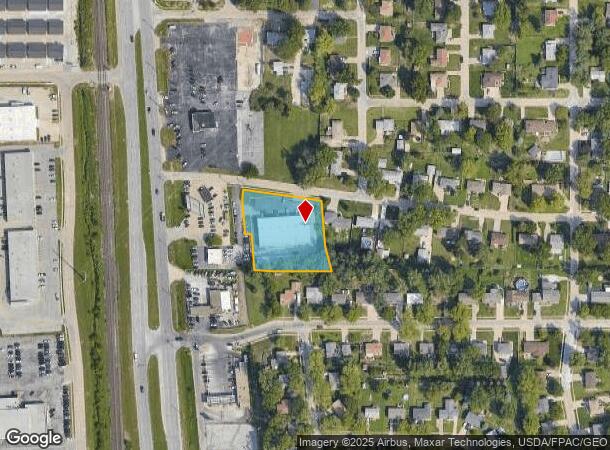  2203 Pleasantview Ln, Bellevue, NE Parcel Map