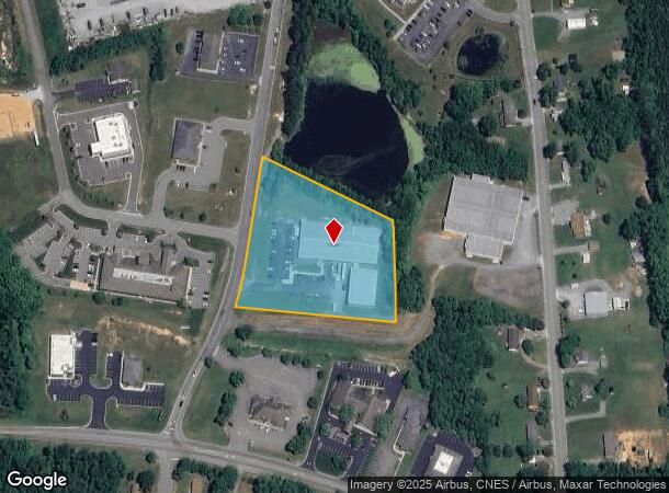 2507 Houghton Ave, Halifax, VA Parcel Map