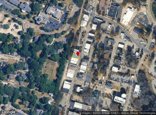  158 S White St, Wake Forest, NC Parcel Map
