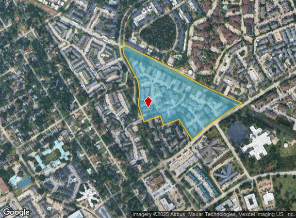  905 Cypress Station Dr, Houston, TX Parcel Map