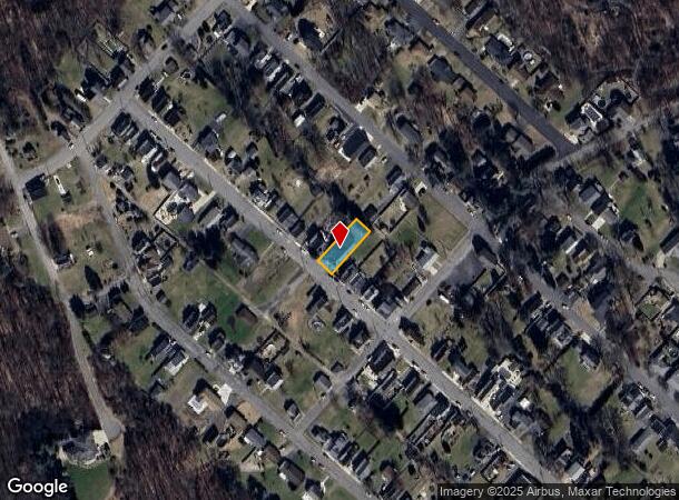  1267 Franklin St, Old Forge, PA Parcel Map