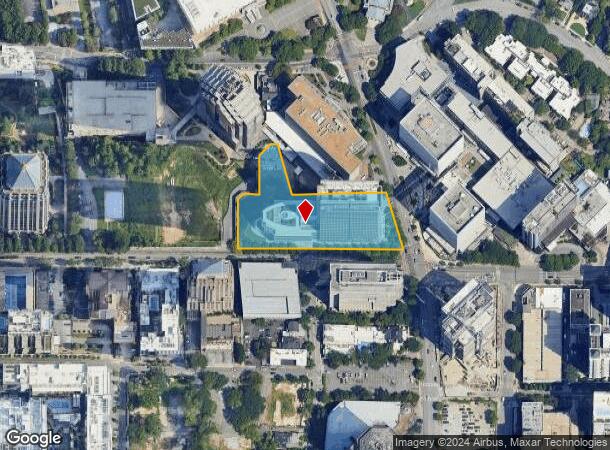  1180 Peachtree St Ne, Atlanta, GA Parcel Map