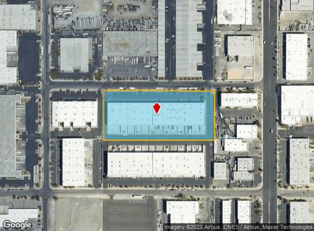  3955 W Mesa Vista Ave, Las Vegas, NV Parcel Map