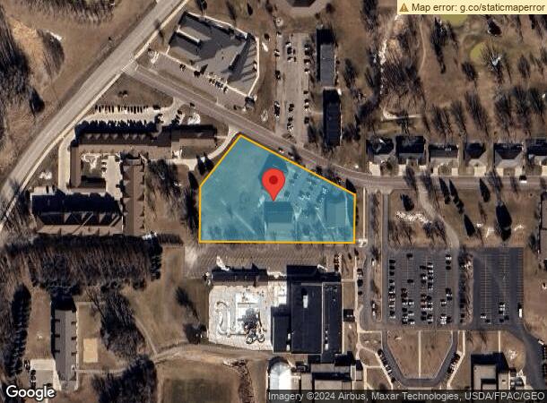  1535 Collegeway, Worthington, MN Parcel Map