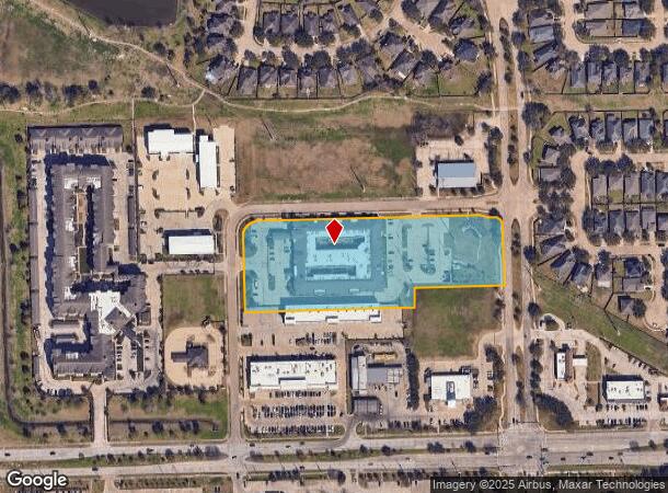  2907 Broadway Bend Dr, Pearland, TX Parcel Map