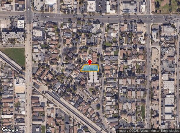  2515 Olive Ave, Long Beach, CA Parcel Map