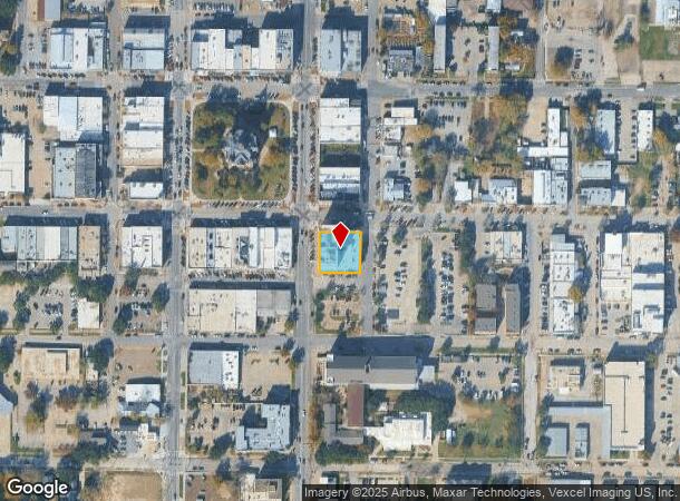  101 S Locust St, Denton, TX Parcel Map