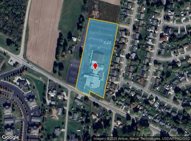  1121 Dayton Ave, Xenia, OH Parcel Map