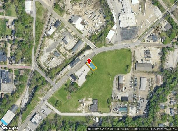  129 N Case Ave, Akron, OH Parcel Map