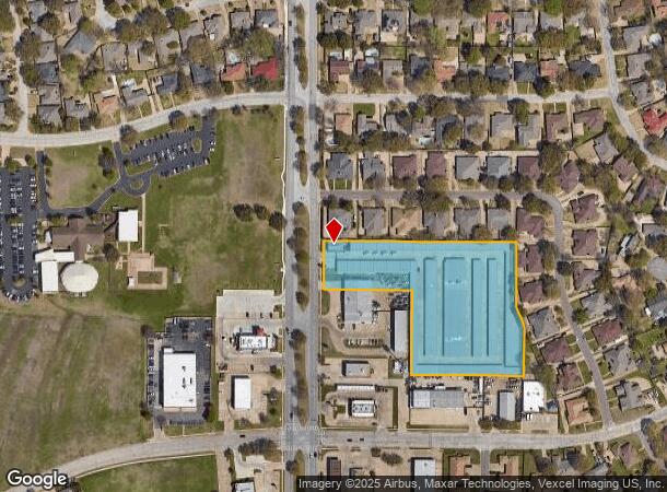  7225 S Hulen St, Fort Worth, TX Parcel Map