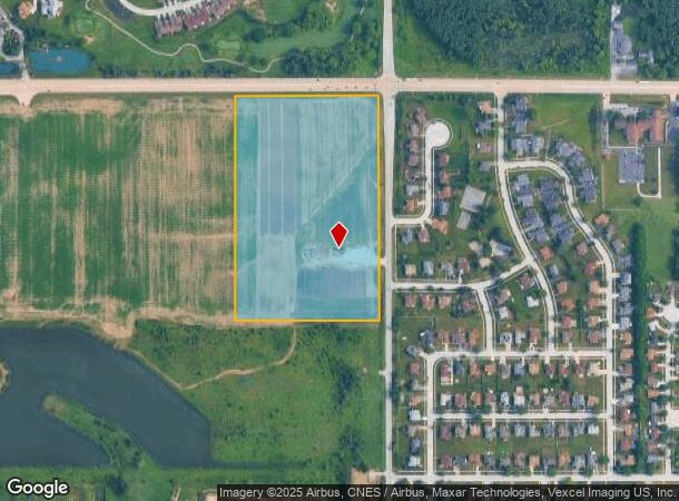 20800 S Ridgeland Ave, Matteson, IL Parcel Map