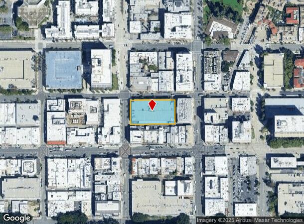  20 E Union St, Pasadena, CA Parcel Map