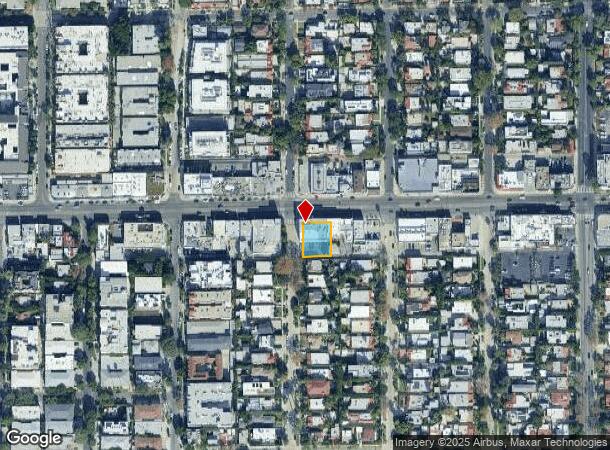  8224 Melrose Ave, Los Angeles, CA Parcel Map