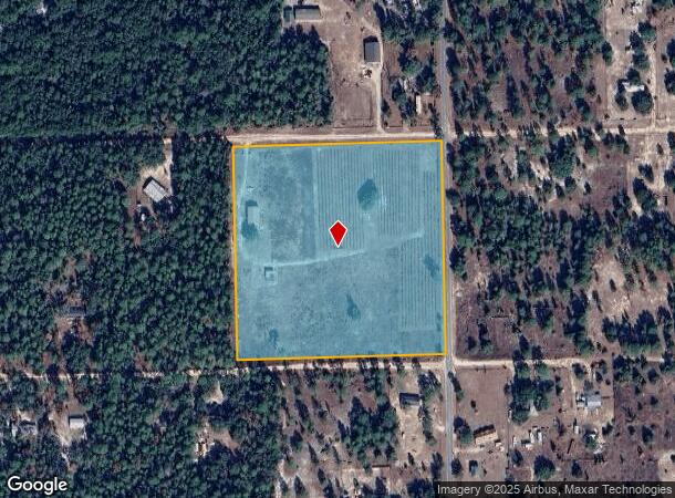 130 Strawberry Ln, Pomona Park, FL Parcel Map